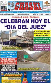 Portada de Diario Chaski (Perú)