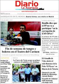 Portada de Diario La Axarquía (España)
