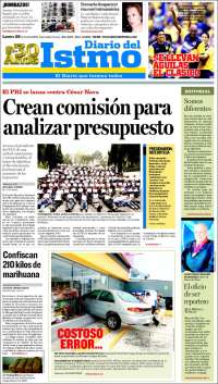 Portada de Diario del Istmo - Voz en Libertad (Mexico)