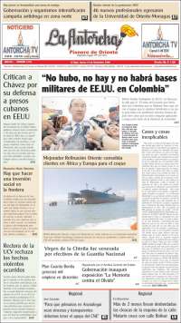 Portada de Diario Antorcha (Venezuela)