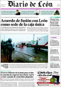 Portada de Diario de León - Bierzo (España)