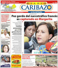 Portada de Diario Caribazo (Venezuela)