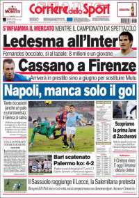Portada de Corriere dello Sport (Italie)