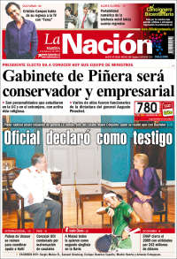 Portada de La Nación (Chile)