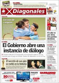 Portada de Diario Diagonales (Argentine)