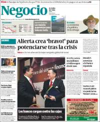 Portada de Diario Negocio (Espagne)