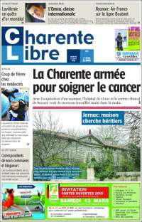 Portada de Charente Libre (France)