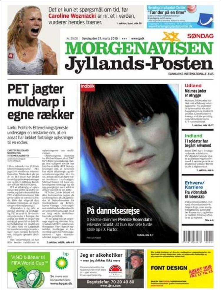 Portada de Jyllands-Posten (Denmark)