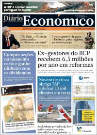 Portada de Diário Económico (Portugal)