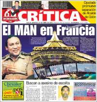 Portada de La Crítica Libre (Panamá)