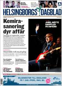 Portada de Helsingborgs Dagblad (Sweden)