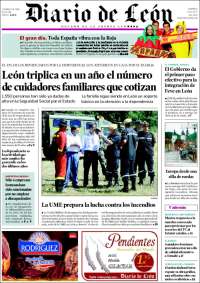 Portada de Diario de León - Bierzo (España)