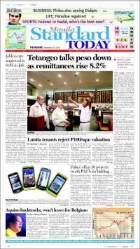 Portada de Manila Standard Today (Asia-Pacific)