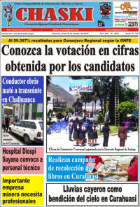 Portada de Diario Chaski (Peru)