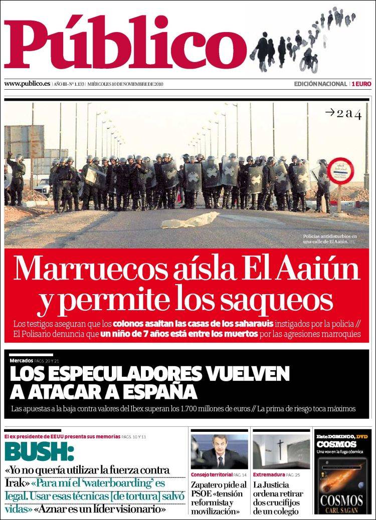 Portada de Público (España)
