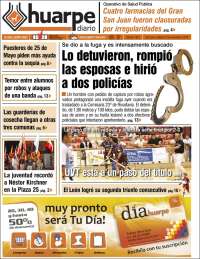 Portada de Diario Huarpe (Argentina)