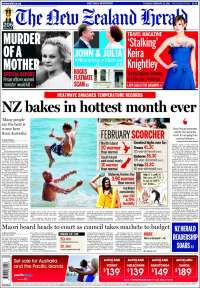 Portada de The New Zealand Herald (New Zealand)