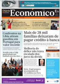 Portada de Diário Económico (Portugal)