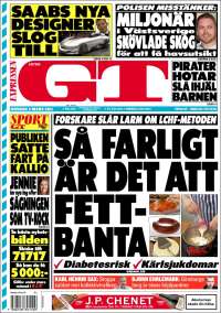 Portada de Göteborgstidningen (Suecia)