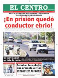 Portada de Diario el Centro (Chile)