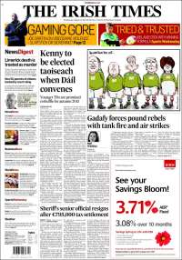 Portada de Irish Times (Ireland)