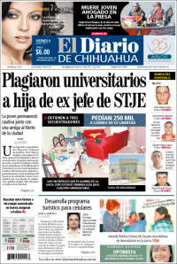Portada de El Diario de Chihuahua (Mexico)