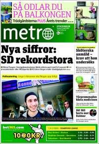 Portada de Metro (Sweden)