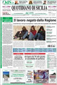 Portada de Quotidiano di Sicilia (Italia)