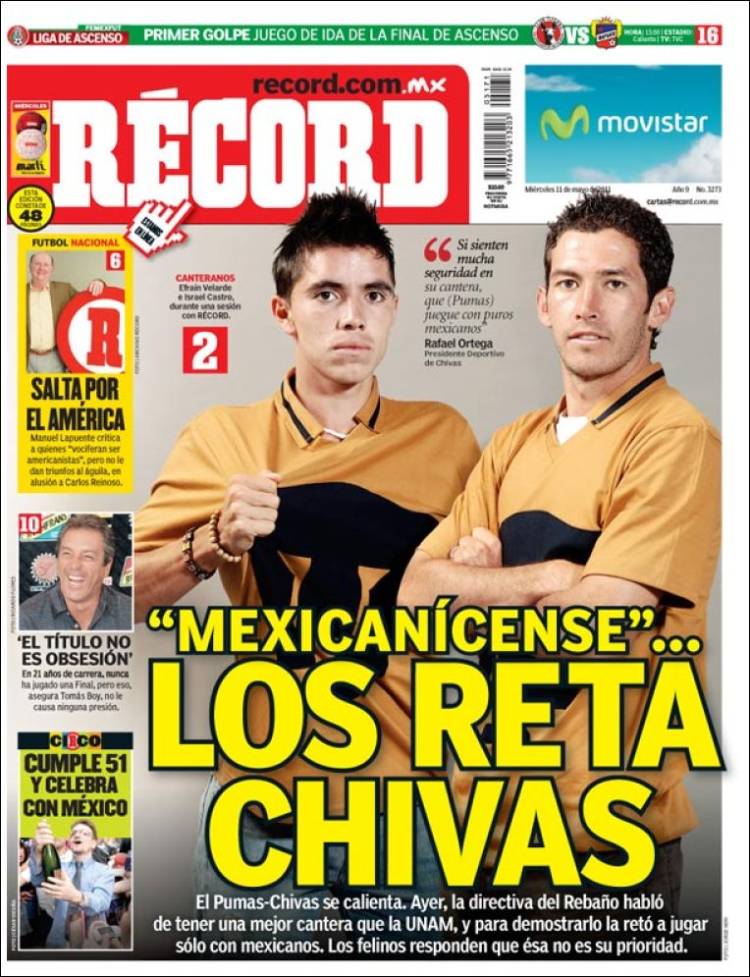 Portada de Record (México)