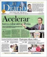 Portada de El Diario - Estado de México (México)