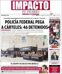 Portada de Impacto El Diario (México)