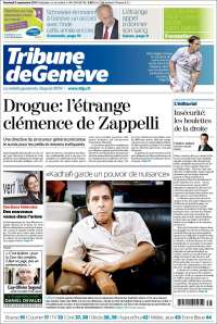 Portada de La Tribune de Genève (Switzerland)