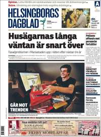 Portada de Helsingborgs Dagblad (Suecia)