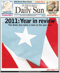 Portada de Daily Sun (Puerto Rico)