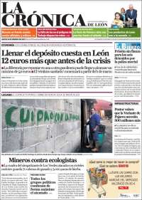 Portada de La Crónica - León (España)