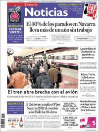 Portada de Noticias de Navarra (Spain)