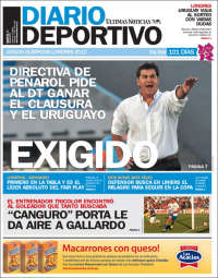 Portada de Diario Deportivo (Uruguay)