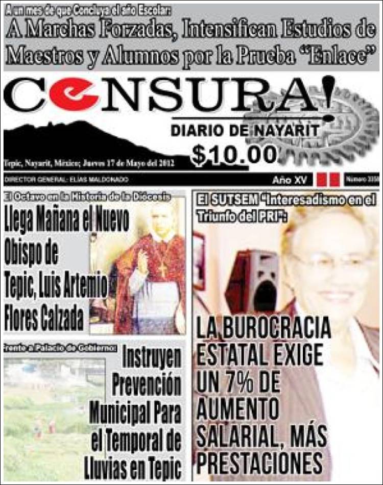 Portada de Diario Censura (México)