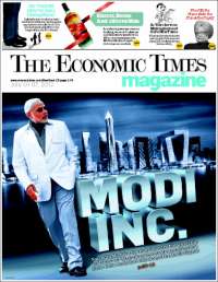 Portada de The Economic Times (India)