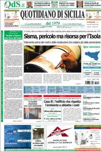 Portada de Quotidiano di Sicilia (Italy)