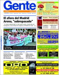 Portada de Gente en Madrid (España)