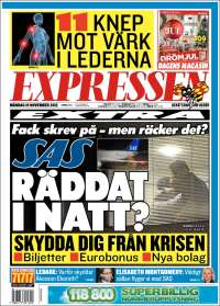 Portada de Expressen (Suède)