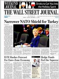 Portada de The Wall Street Journal - Europe (Europe)