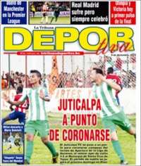Portada de La Tribuna Deportiva (Honduras)