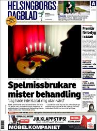 Portada de Helsingborgs Dagblad (Suecia)