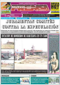 Portada de Nueva Prensa de Oriente (Venezuela)