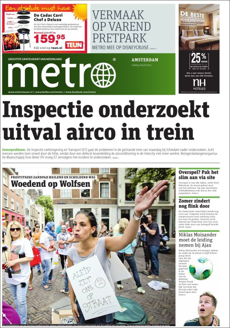 Portada de Metro (Países Bajos)