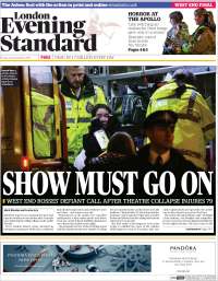 Portada de Evening Standard (United Kingdom)