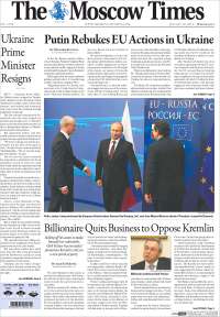 Portada de The Moscow Times (Russia)