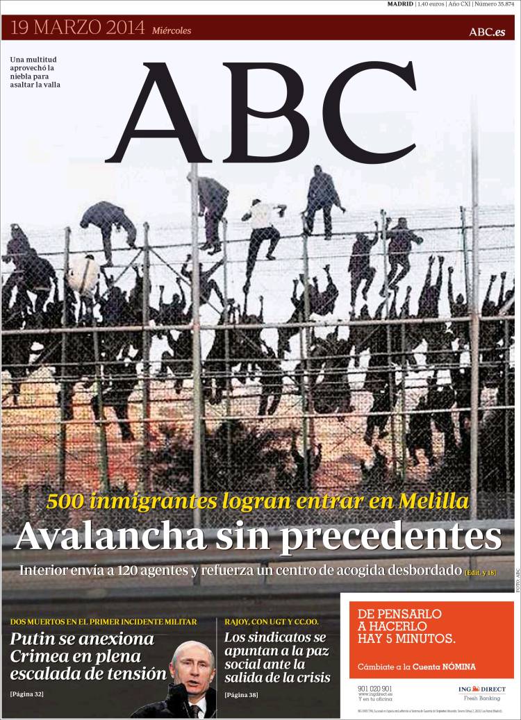 Portada de ABC (Spain)
